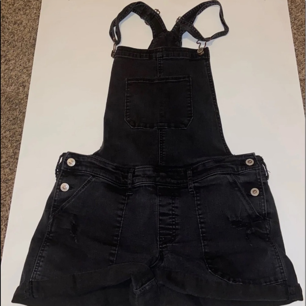 black overalls